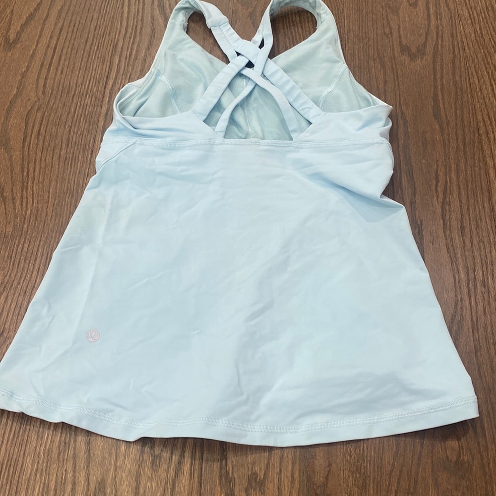 Light blue lululemon  tank